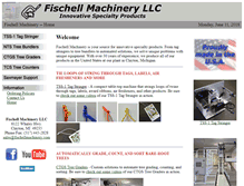 Tablet Screenshot of fischellmachinery.com